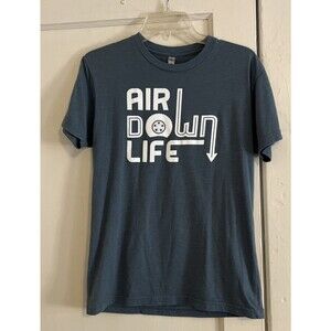 Next Level Apparel T-Shirt Unisex Small Graphic Crew Neck Gray Air Down Life